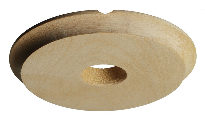 Vägg- och takfäste i trä med spår, 115 mm