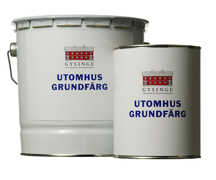 Utomhusgrundfärg, zinkvitt 1 liter