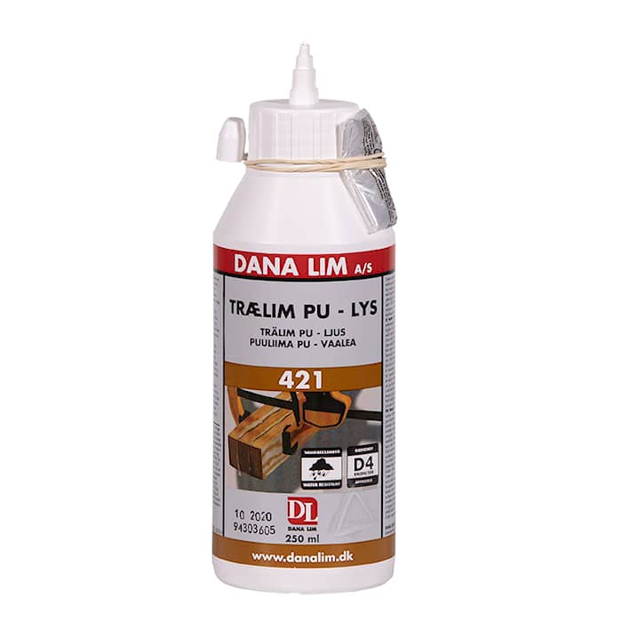 Trälim PU Ljus 421 250 ml