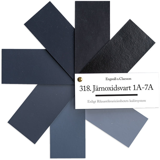 Utvändig Linoljefärg Järnoxidsvart 318 1 L