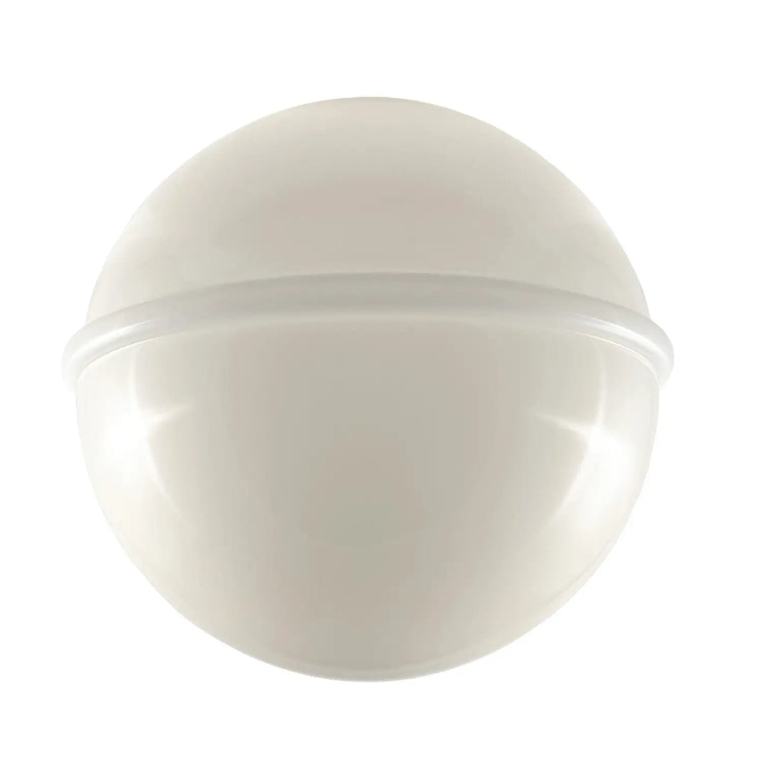 Glaskupa art deco vit