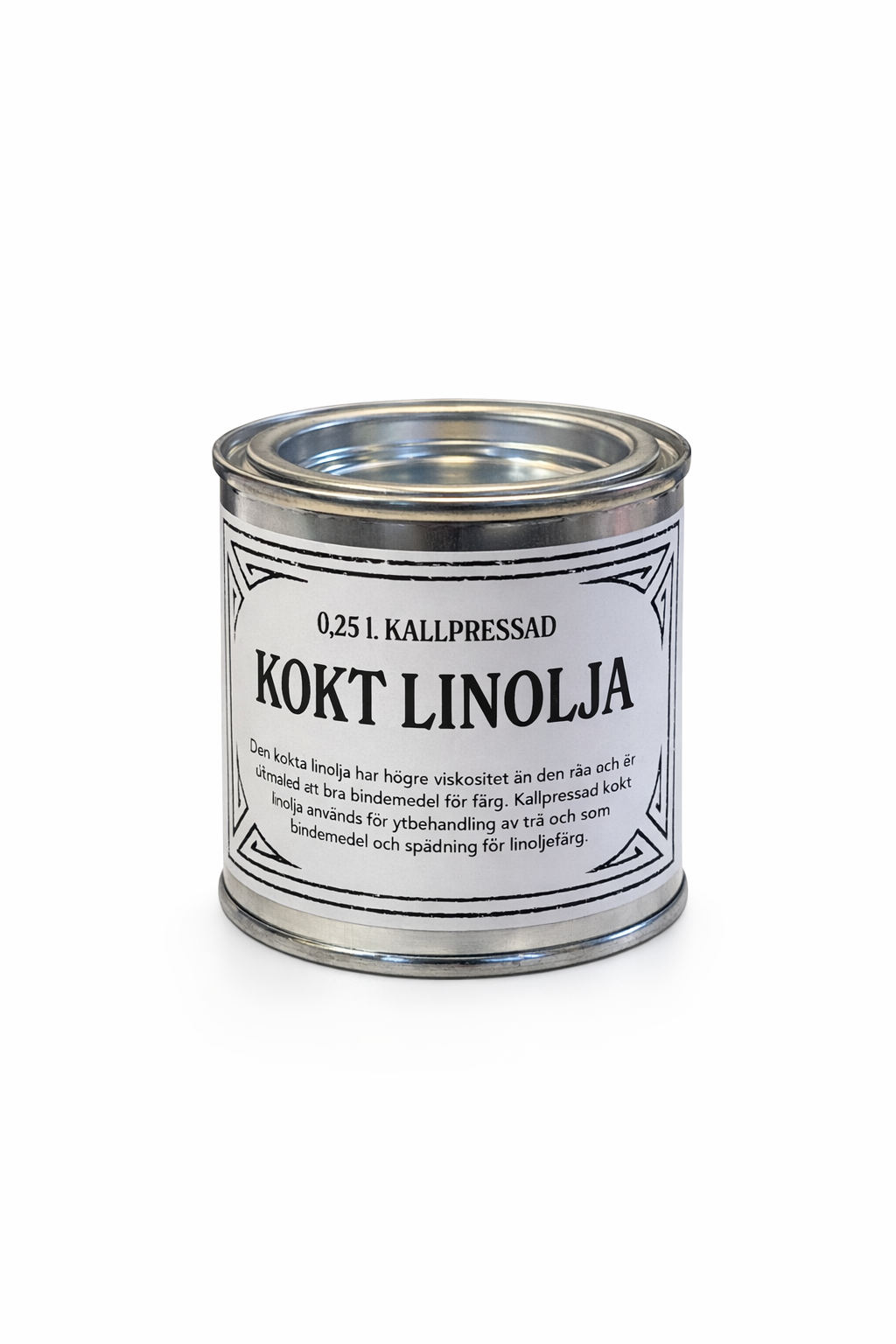 Kokt linolja 0,25 liter