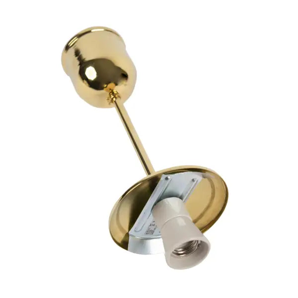 Lampa Bikupa liten, gul mässing, kort