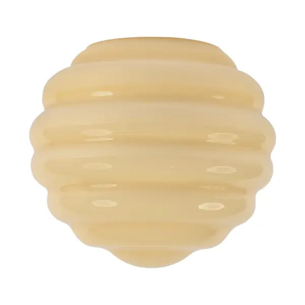 Lampa Bikupa liten, gul mässing, kort