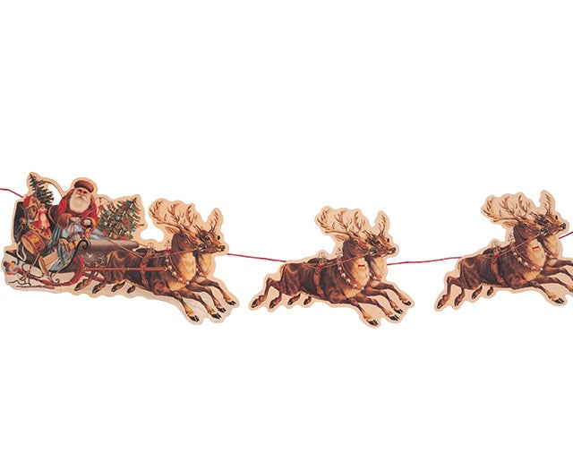 Girlang Tomte Släde