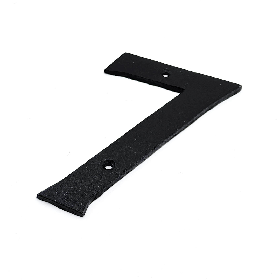 Fasadsiffra 7 i gjutjärn 16 cm