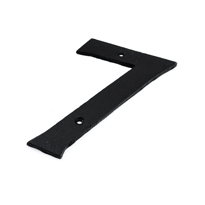 Fasadsiffra 7 i gjutjärn 16 cm