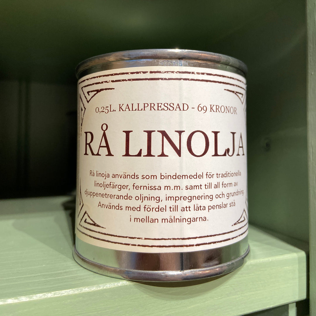 Rå linolja 0,25 liter