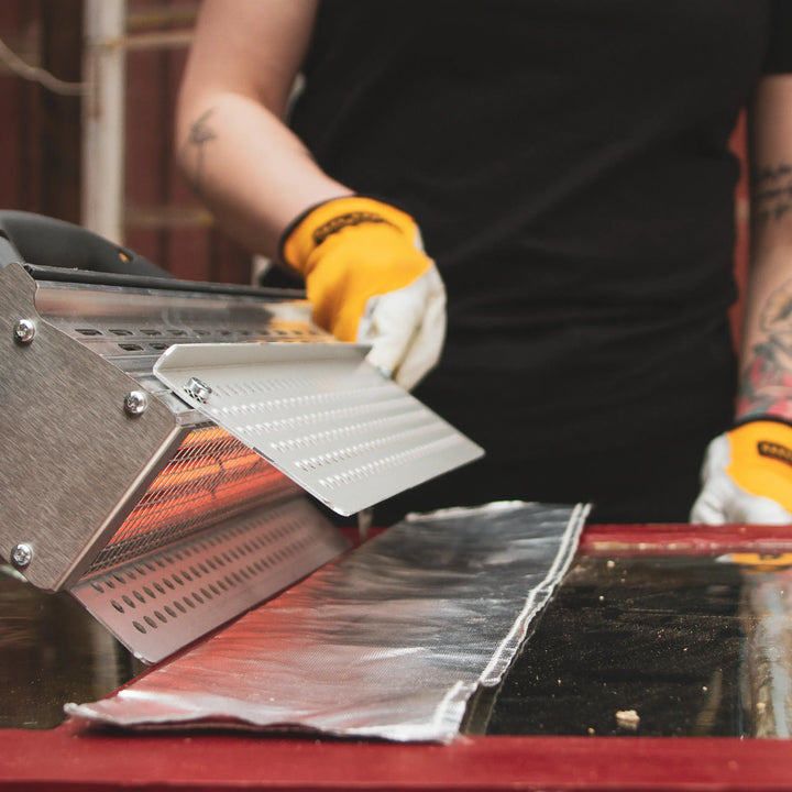 Skyddsduk i aluminium