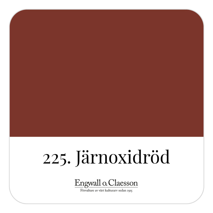 Utvändig Linoljefärg Järnoxidröd 225 1 L