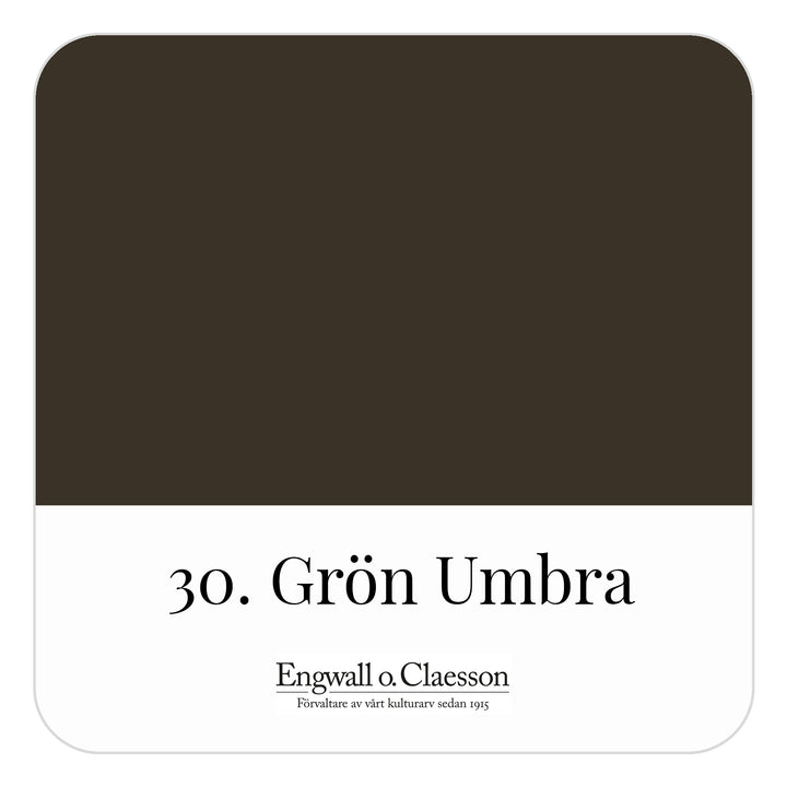 Utvändig Linoljefärg Grön Umbra 30 1 L