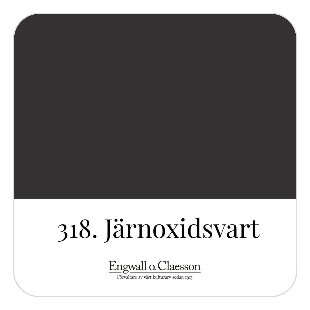 Utvändig Linoljefärg Järnoxidsvart 318 1 L