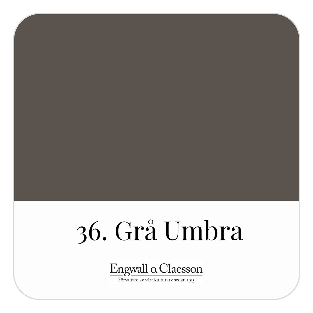 Utvändig Linoljefärg Grå Umbra 36 1 L