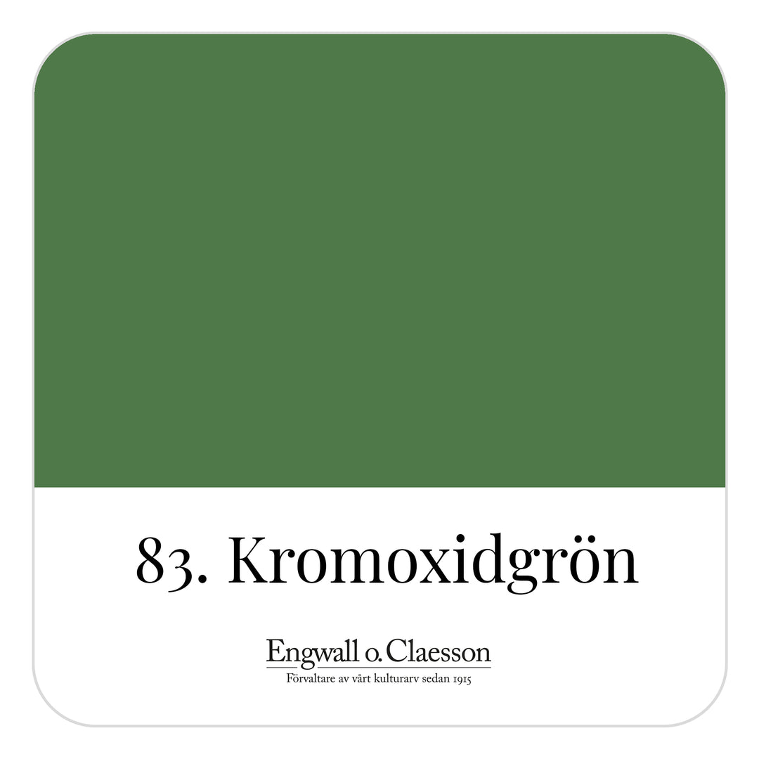 Invändig Linoljefärg Halvblank Kromoxidgrön 83 1 liter