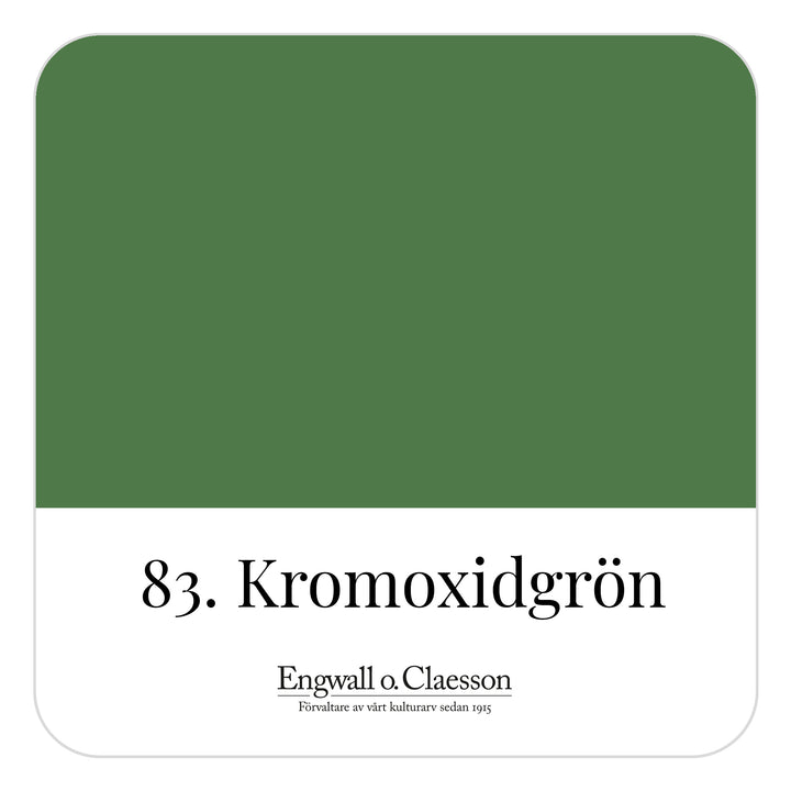 Invändig Linoljefärg Halvblank Kromoxidgrön 83 1 liter
