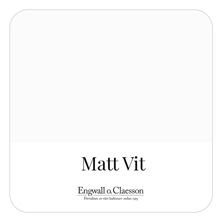 Linoljefärg invändig matt vit 1 liter