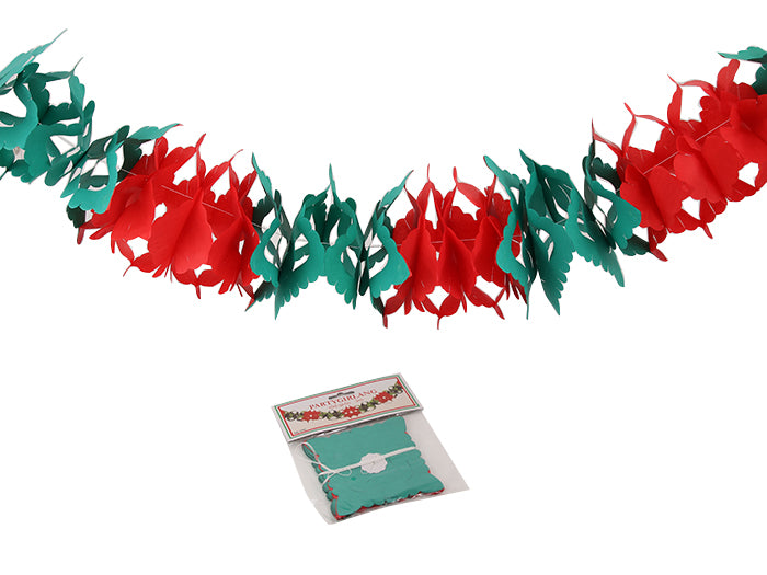 Julgirlang röd grön klassisk modell