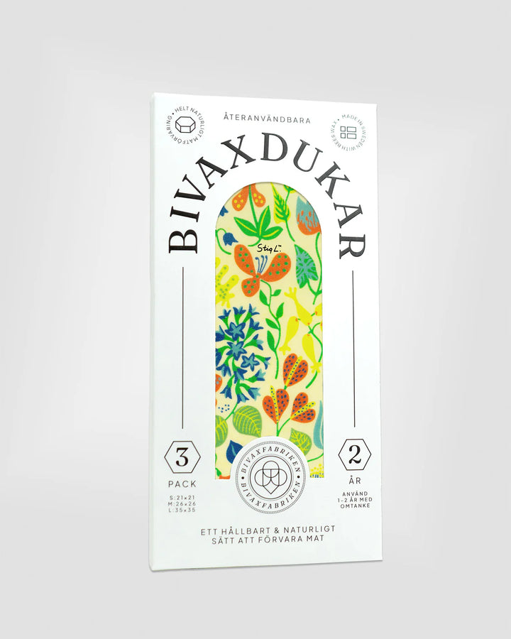 Bivaxduk Herbarium Stig L  3-pack