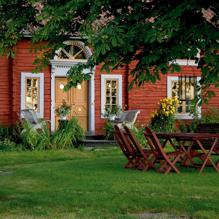 Slamfärg rödockra med linolja Gysinge