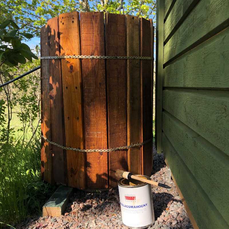 Roslagsmahogny Naturbrun 1 liter Gysinge