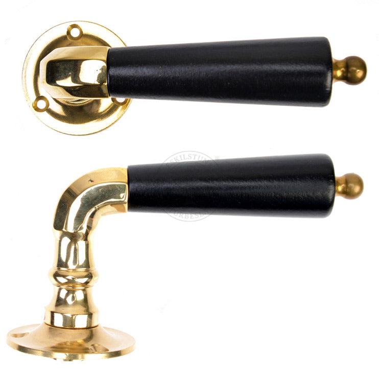 Dörrtrycke 5538 mässing komplett