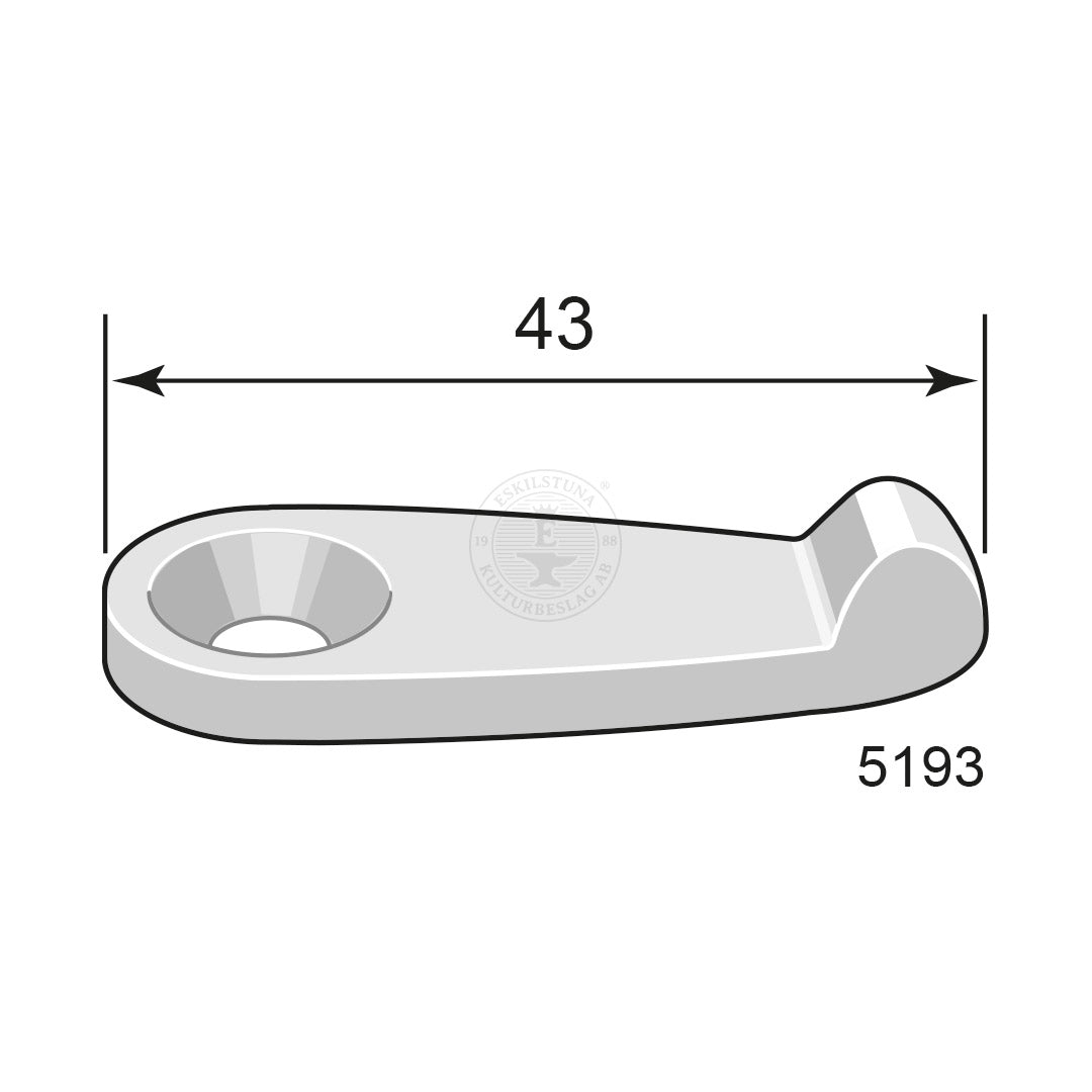 Vervel 5193 Låg enkel